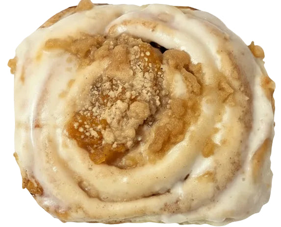 Peach Cobbler Cinnamon Roll